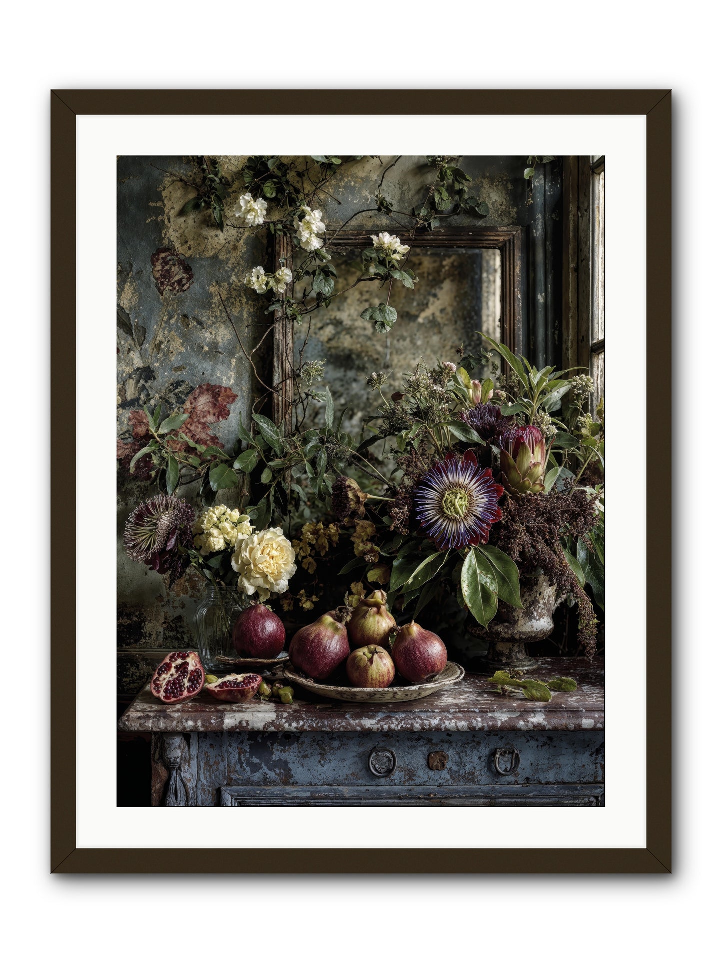 Earthgifted -- Framed Print - Black 24x32