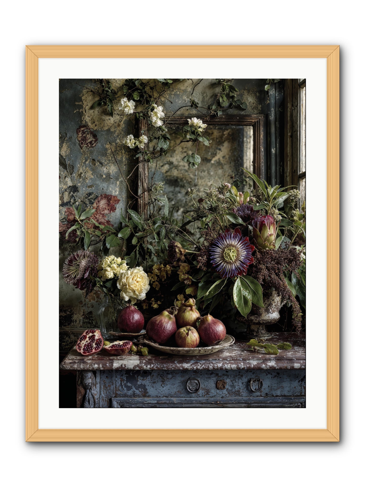 Earthgifted -- Framed Print - Natural 24x32