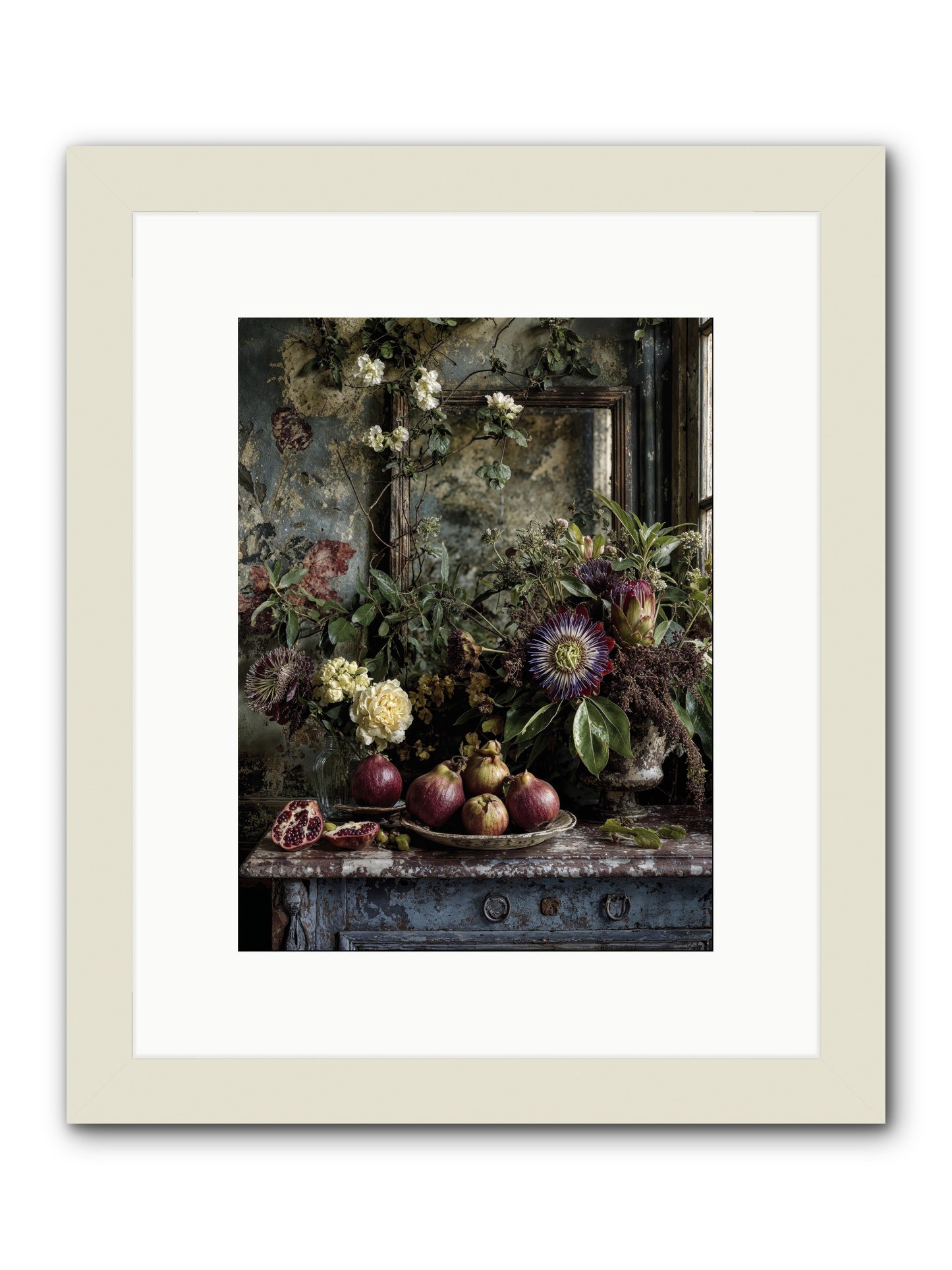 Earthgifted -- Framed Print - White 9x12