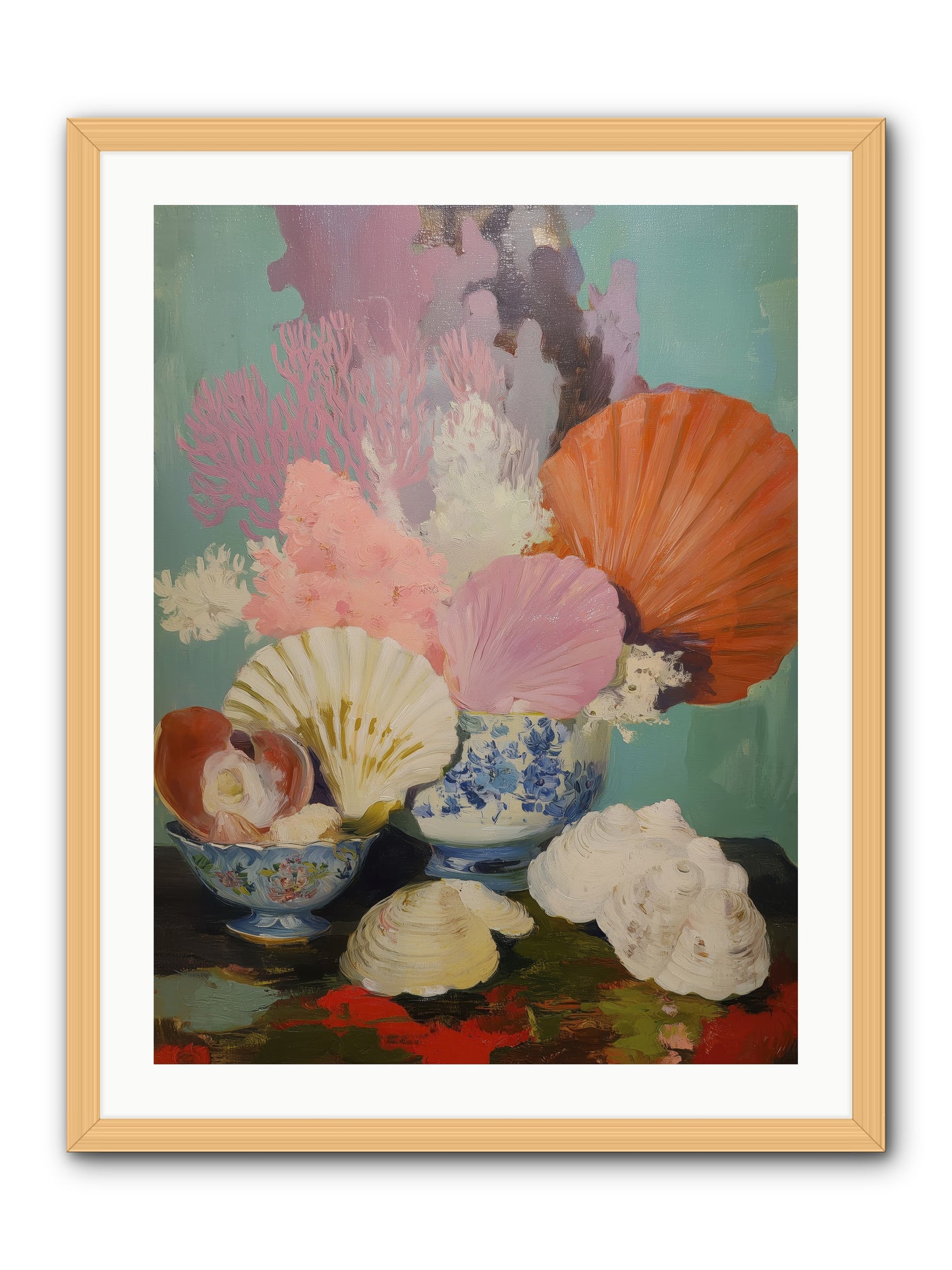 Earth's Treasures -- Framed Print - Natural 24x32