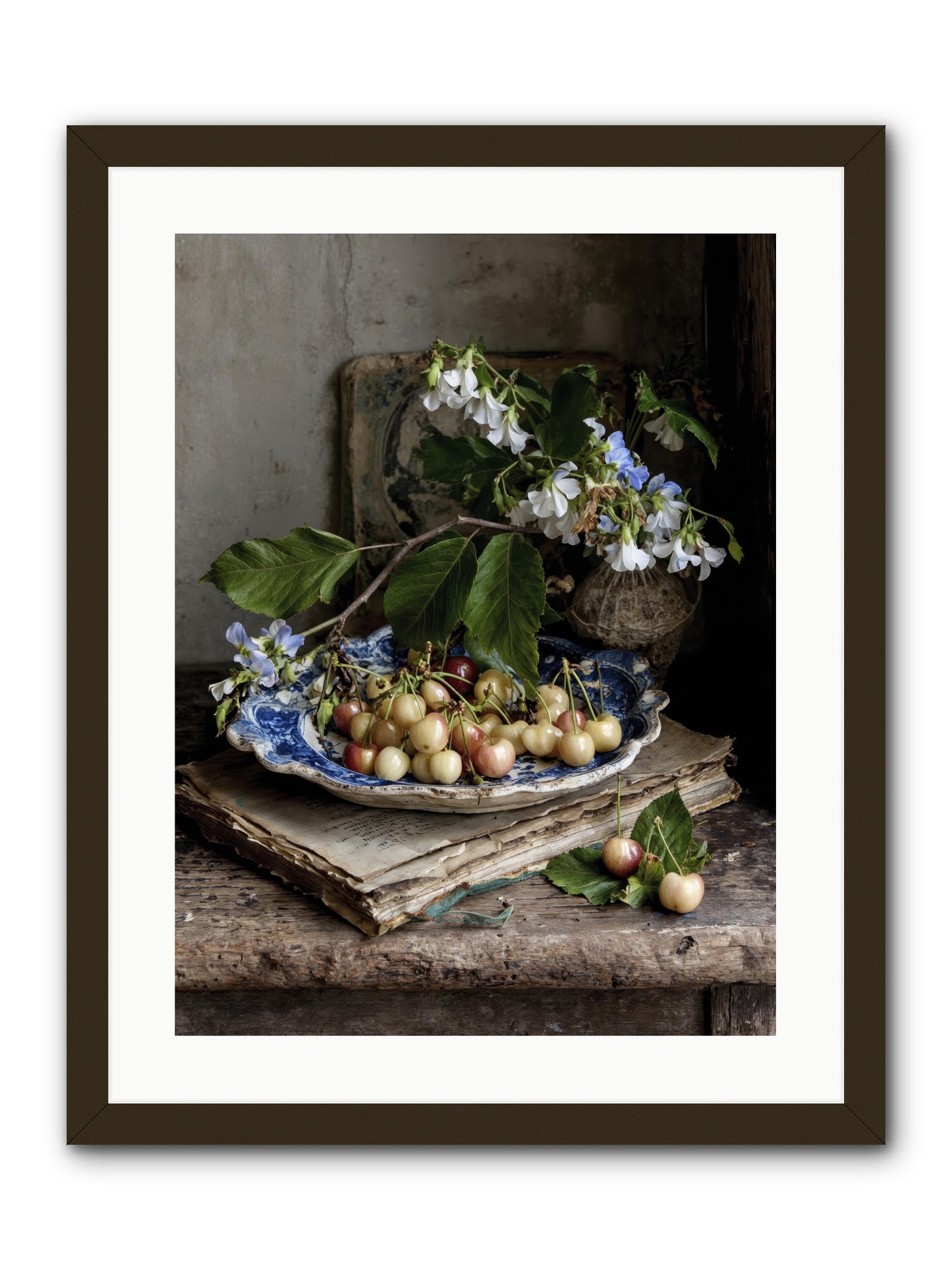 Easy sunday -- Framed Print - Black 18x24