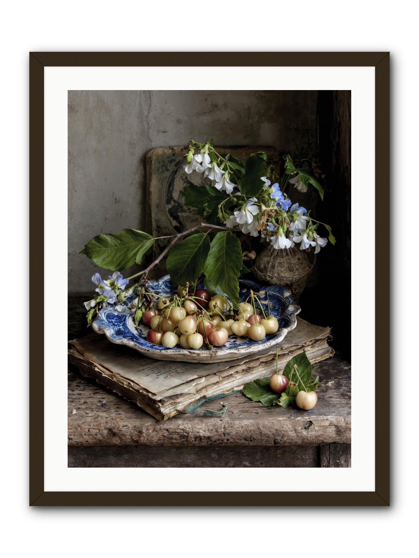 Easy sunday -- Framed Print - Black 24x32