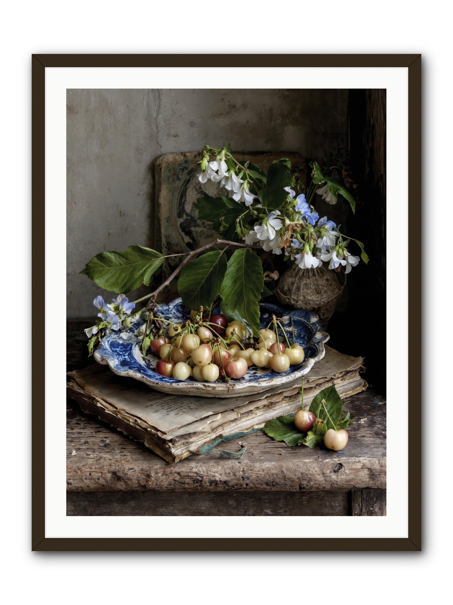 Easy sunday -- Framed Print - Black 30x40
