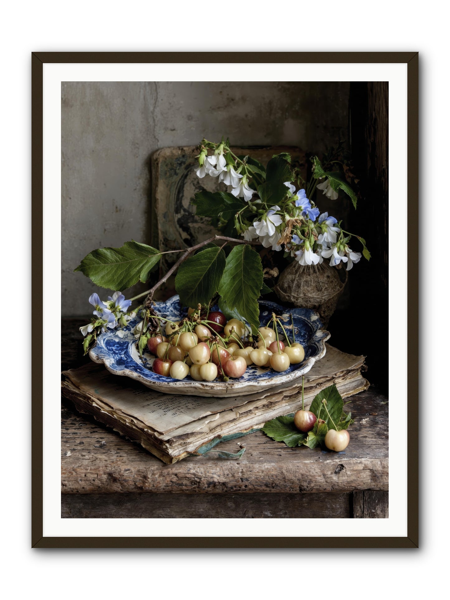Easy sunday -- Framed Print - Black 36x48