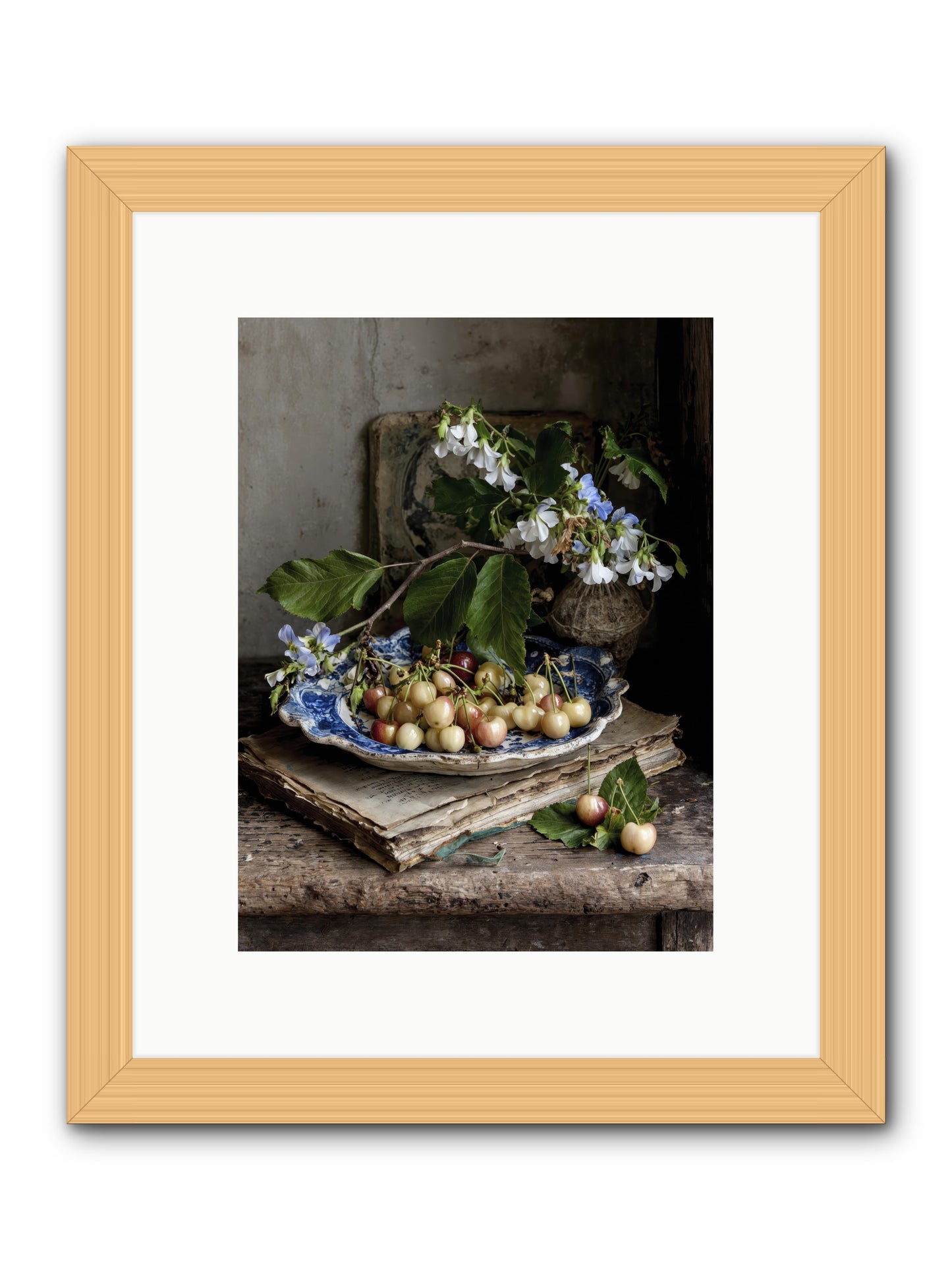 Easy sunday -- Framed Print - Natural 9x12
