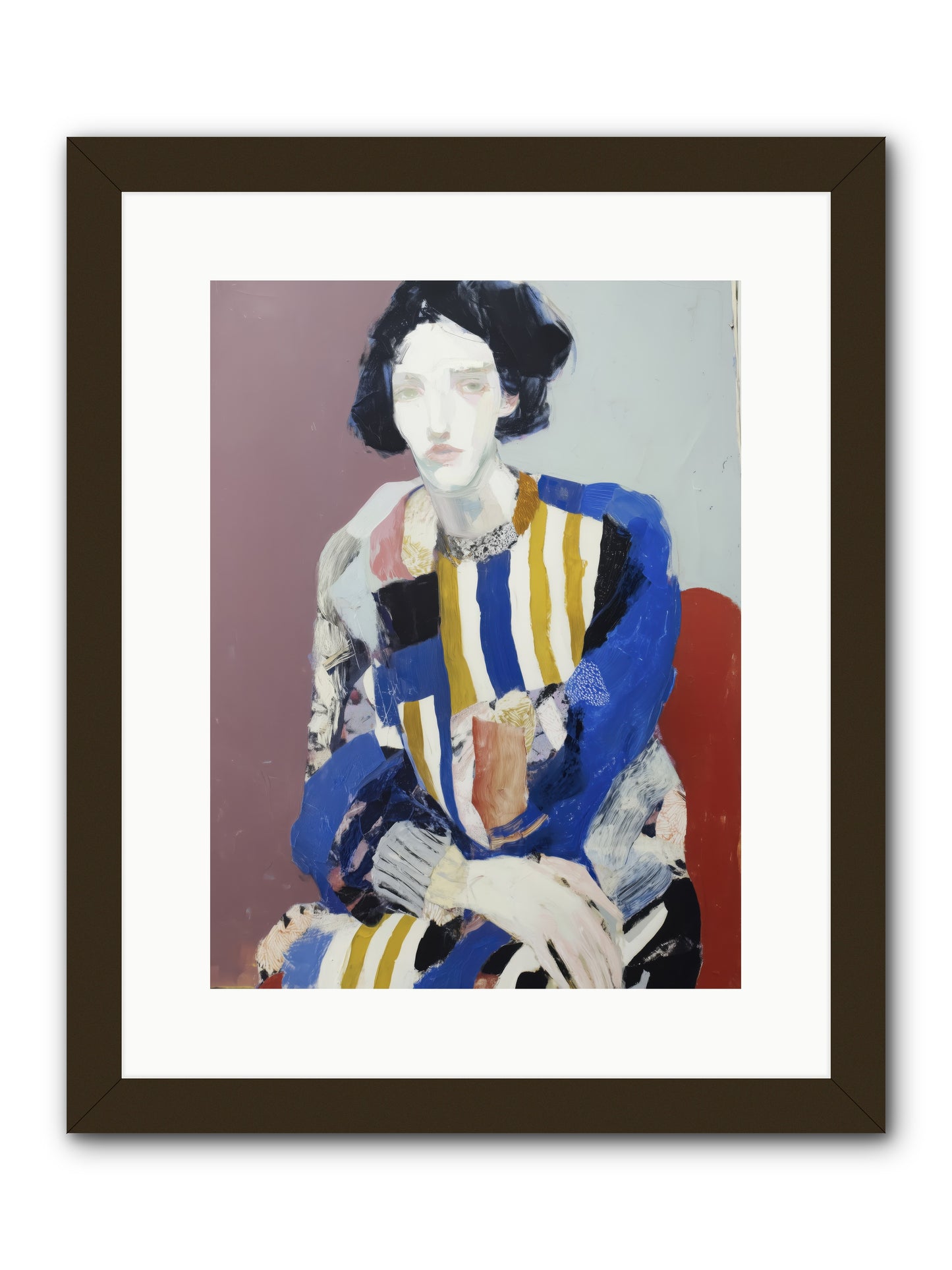Ebonveil -- Framed Print - Black 12x16