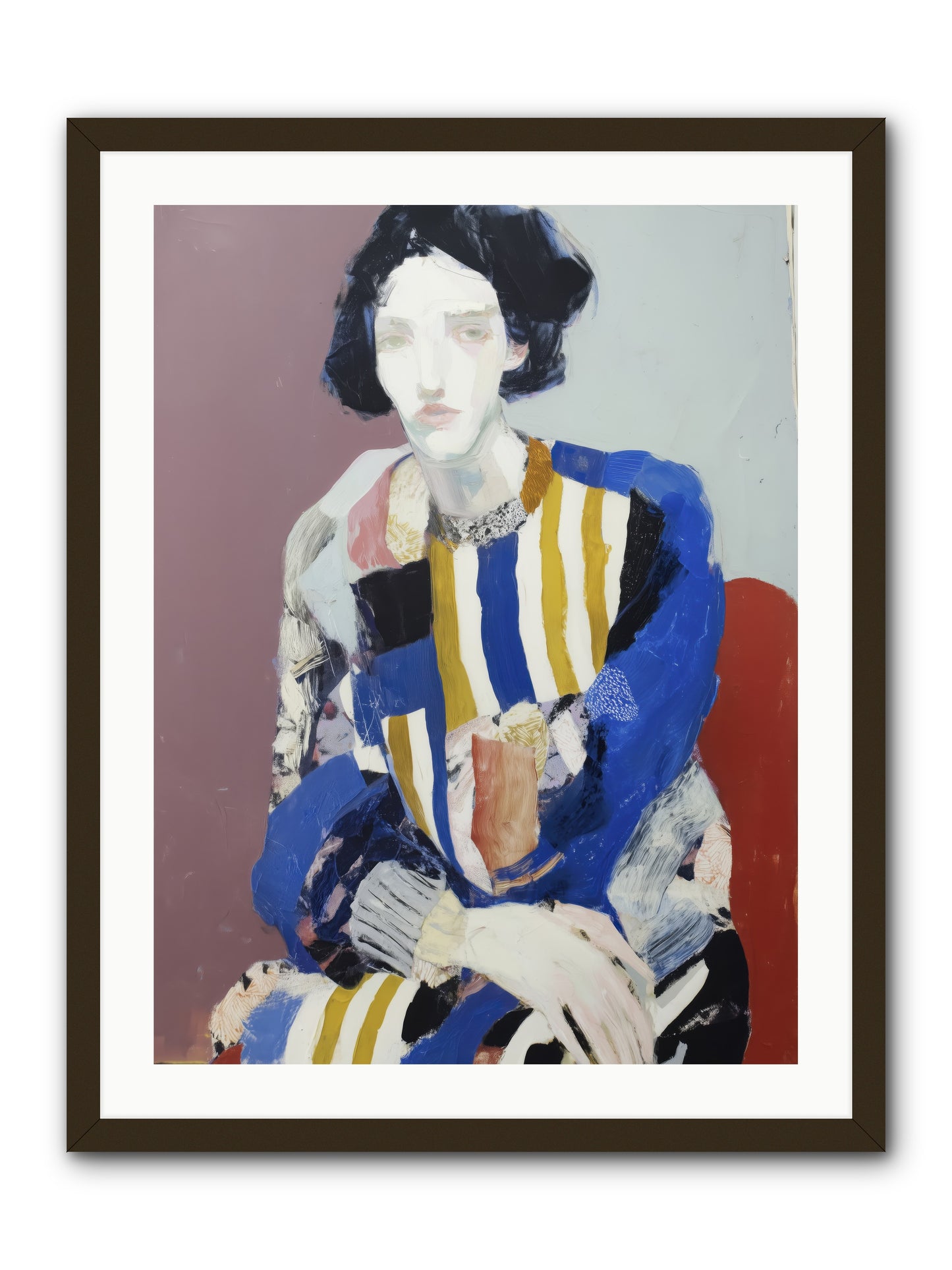 Ebonveil -- Framed Print - Black 24x32