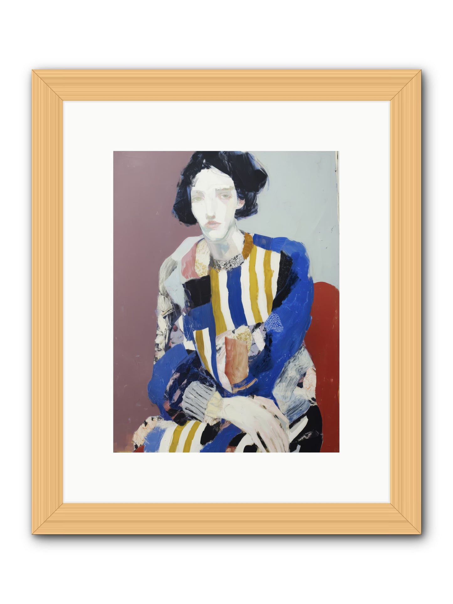 Ebonveil -- Framed Print - Natural 9x12
