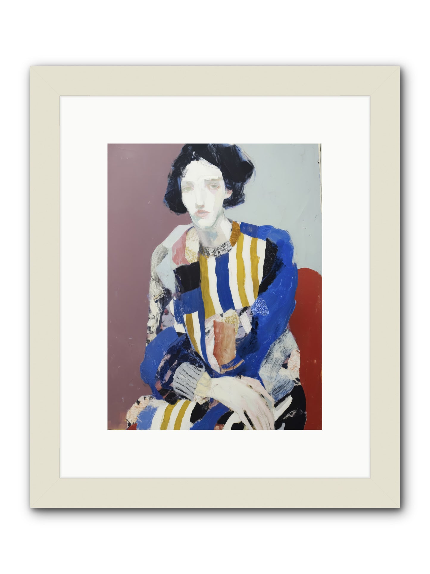 Ebonveil -- Framed Print - White 9x12