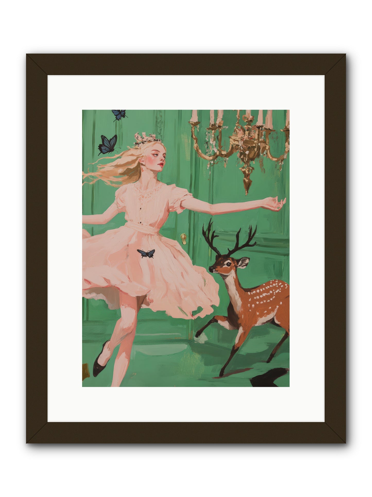 Echo Through TimeREZ -- Framed Print - Black 12x16