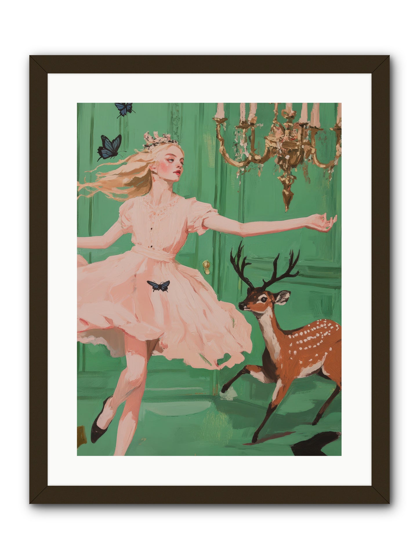 Echo Through TimeREZ -- Framed Print - Black 18x24