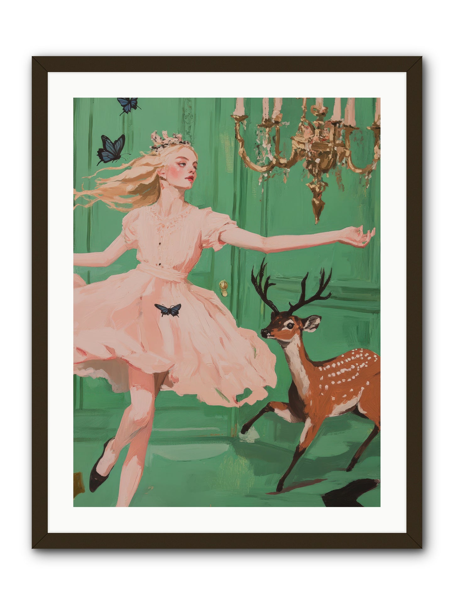 Echo Through TimeREZ -- Framed Print - Black 24x32