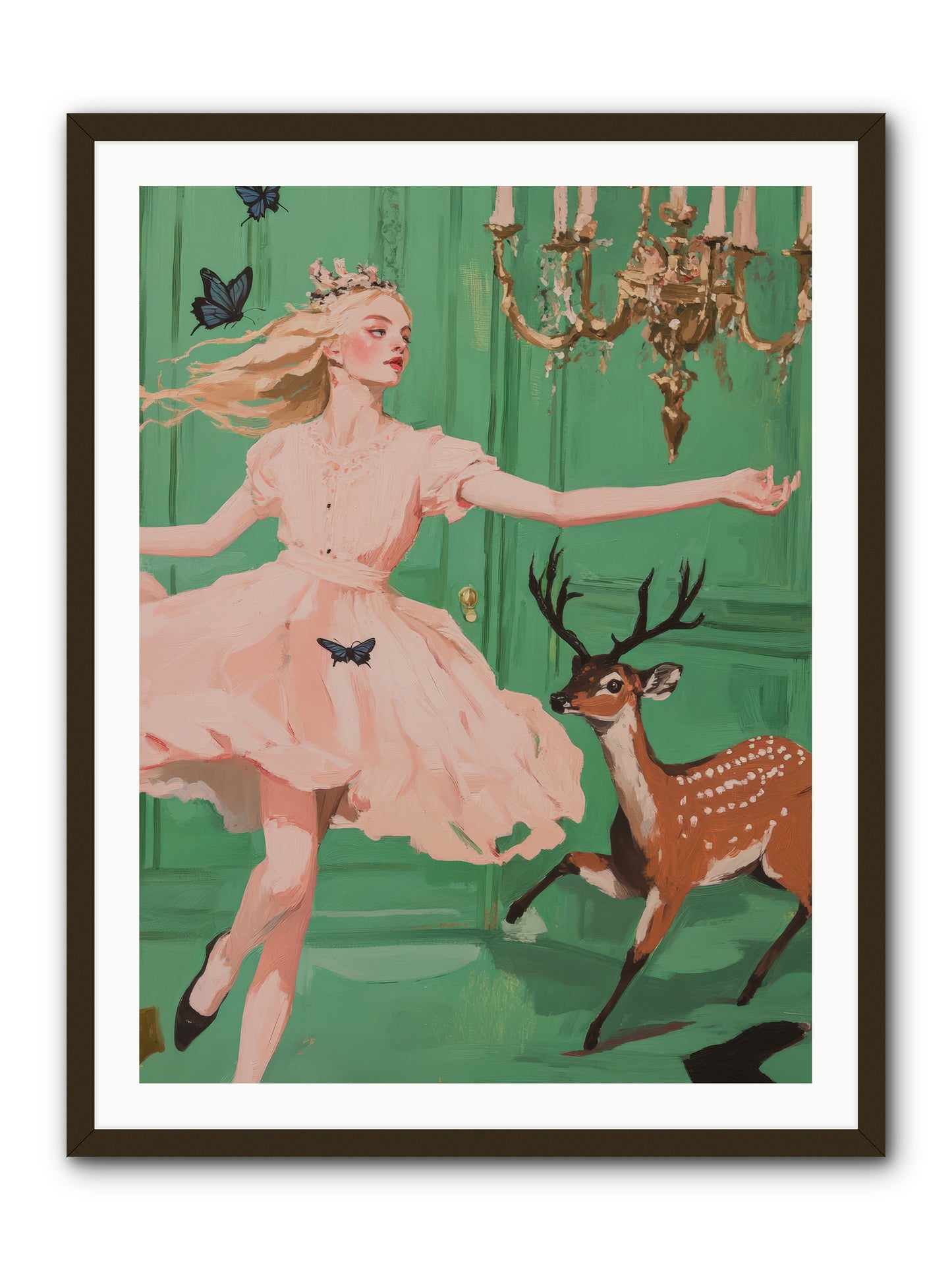 Echo Through TimeREZ -- Framed Print - Black 30x40