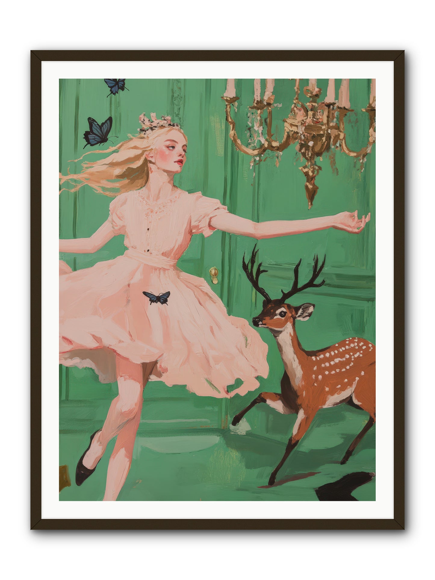 Echo Through TimeREZ -- Framed Print - Black 36x48
