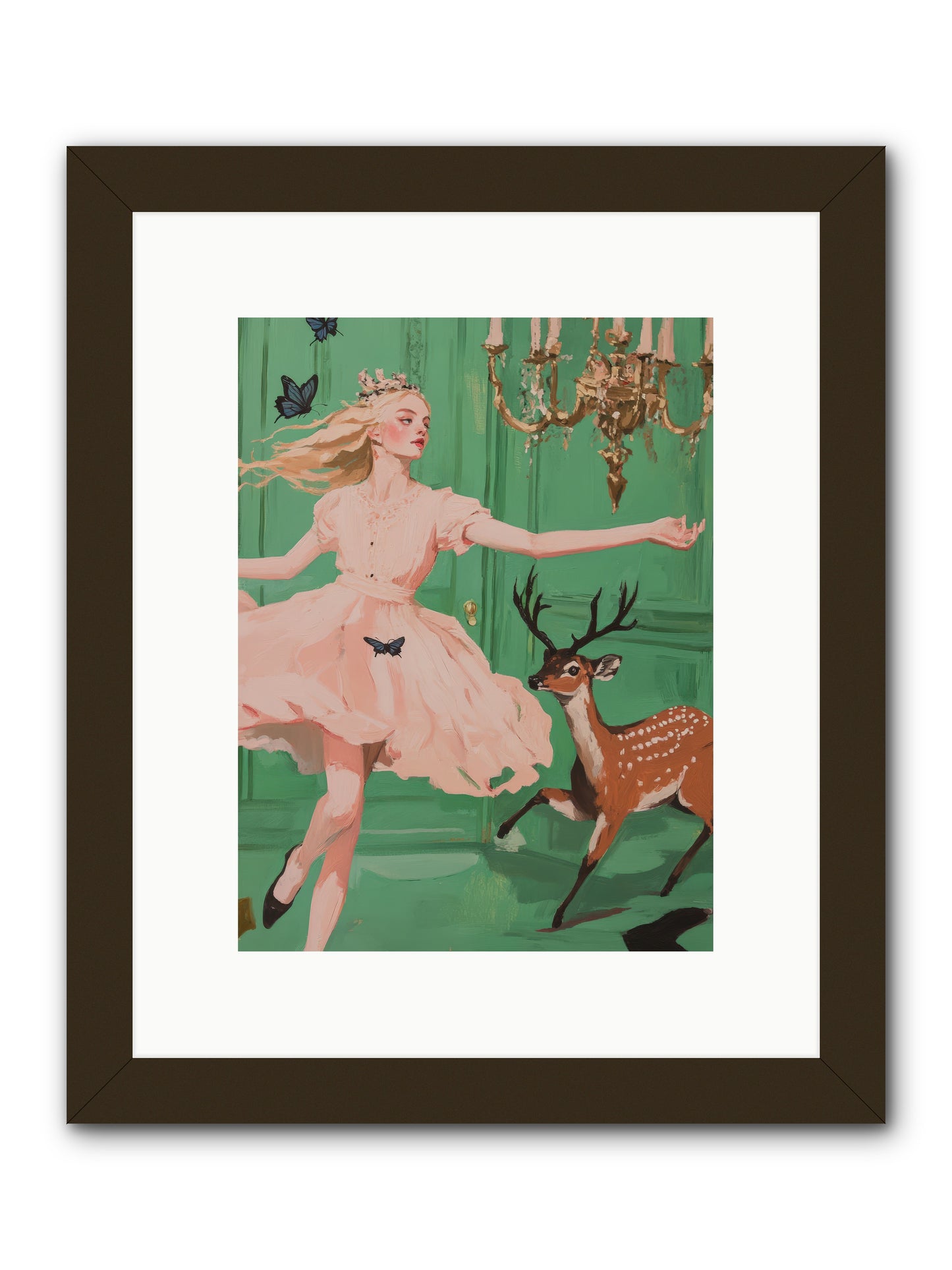 Echo Through TimeREZ -- Framed Print - Black 9x12