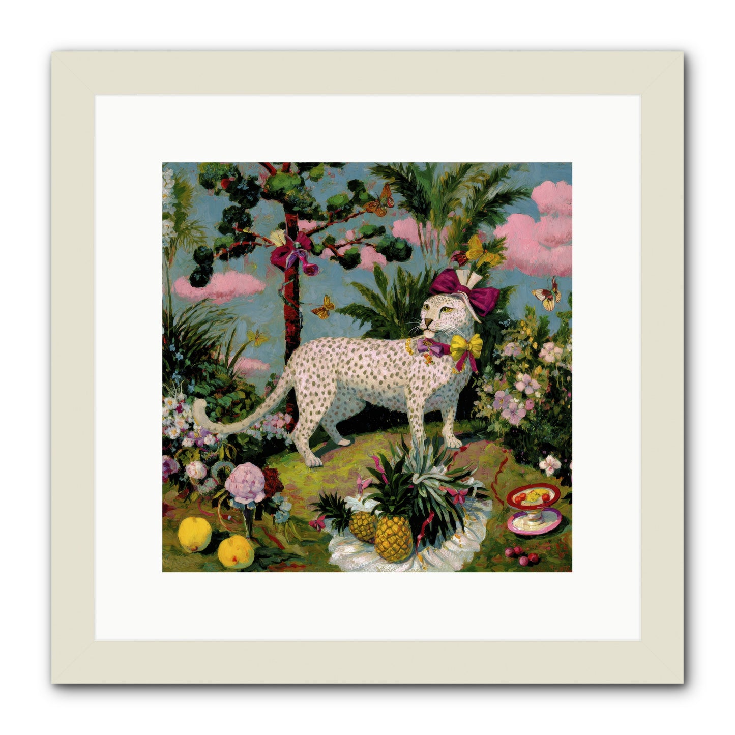 Echoes of a Distant Song -- Framed Print - White 12x12