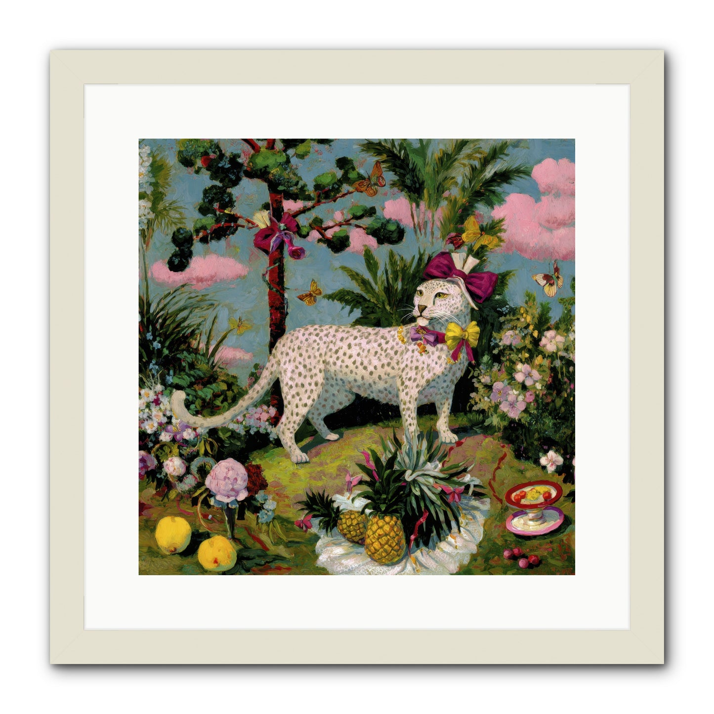 Echoes of a Distant Song -- Framed Print - White 16x16