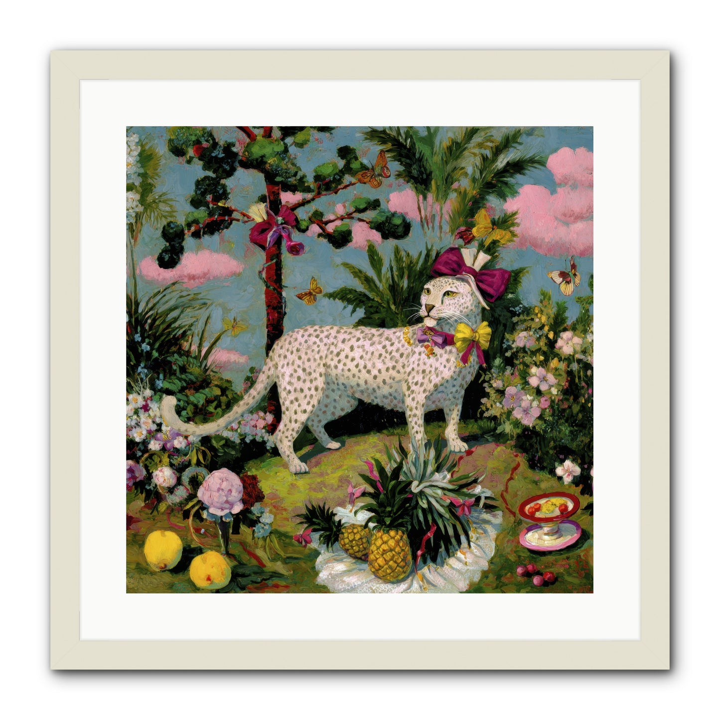 Echoes of a Distant Song -- Framed Print - White 20x20