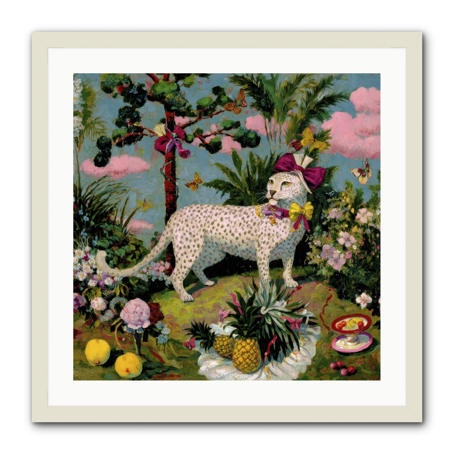 Echoes of a Distant Song -- Framed Print - White 24x24