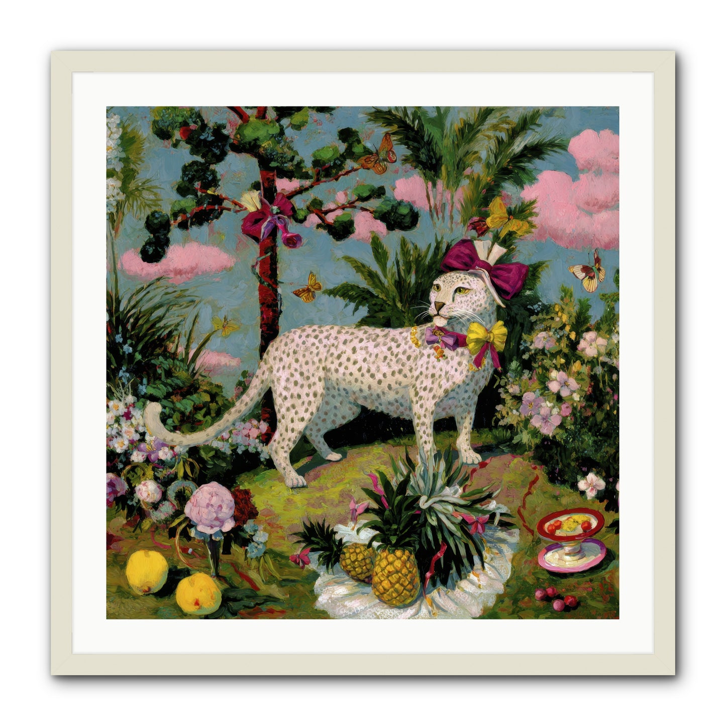 Echoes of a Distant Song -- Framed Print - White 30x30