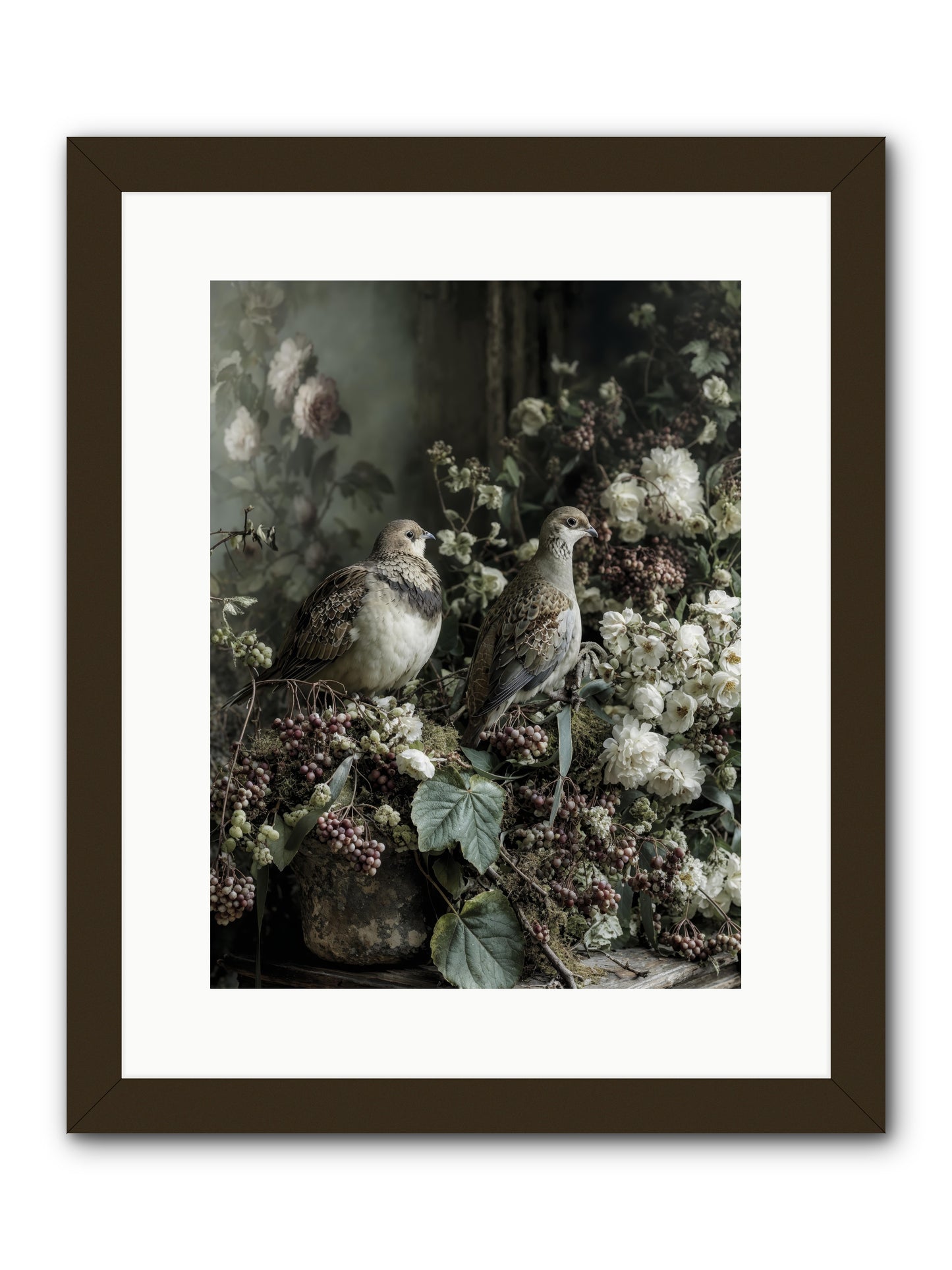 Edelweiss -- Framed Print - Black 12x16