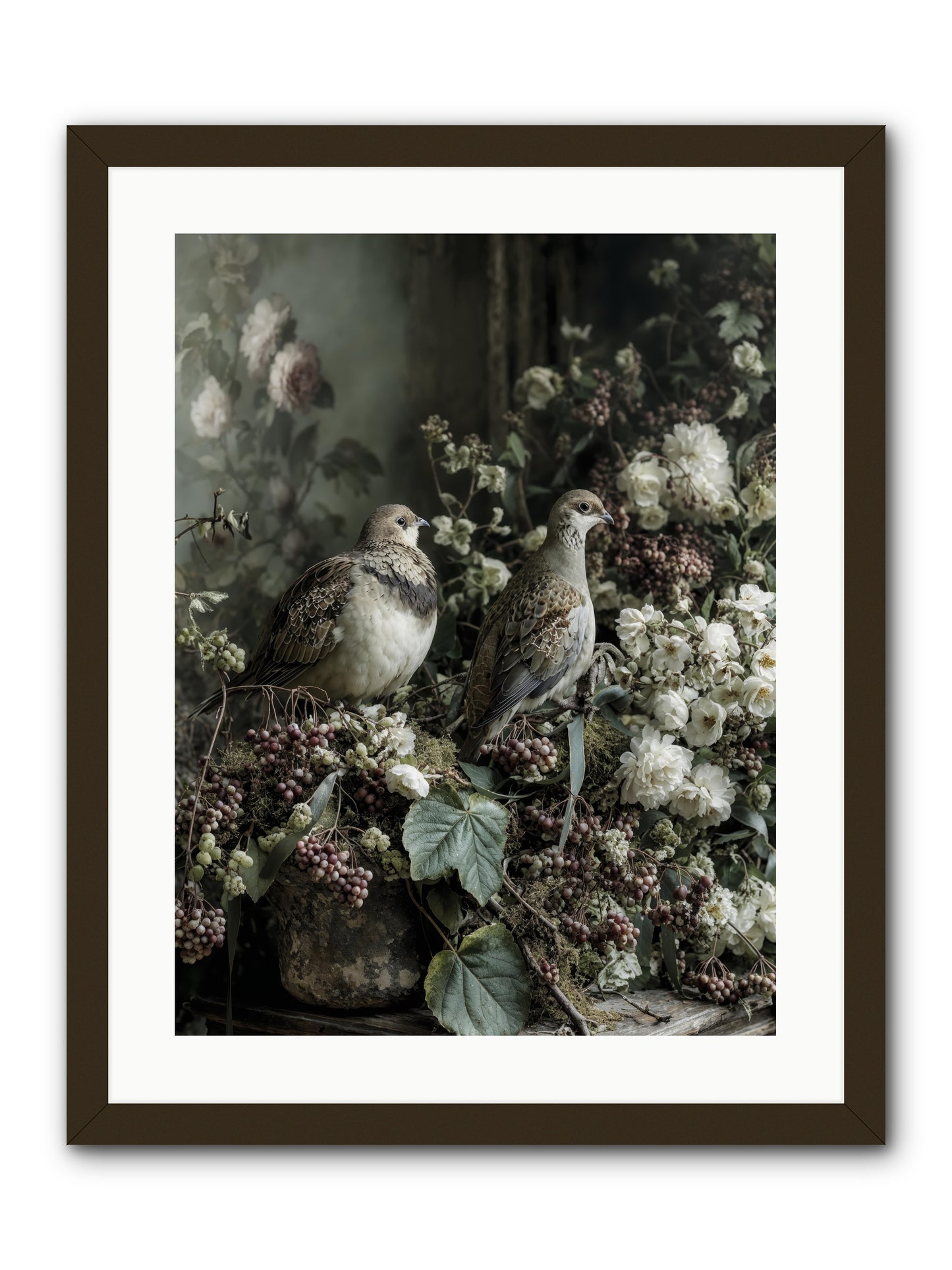 Edelweiss -- Framed Print - Black 18x24
