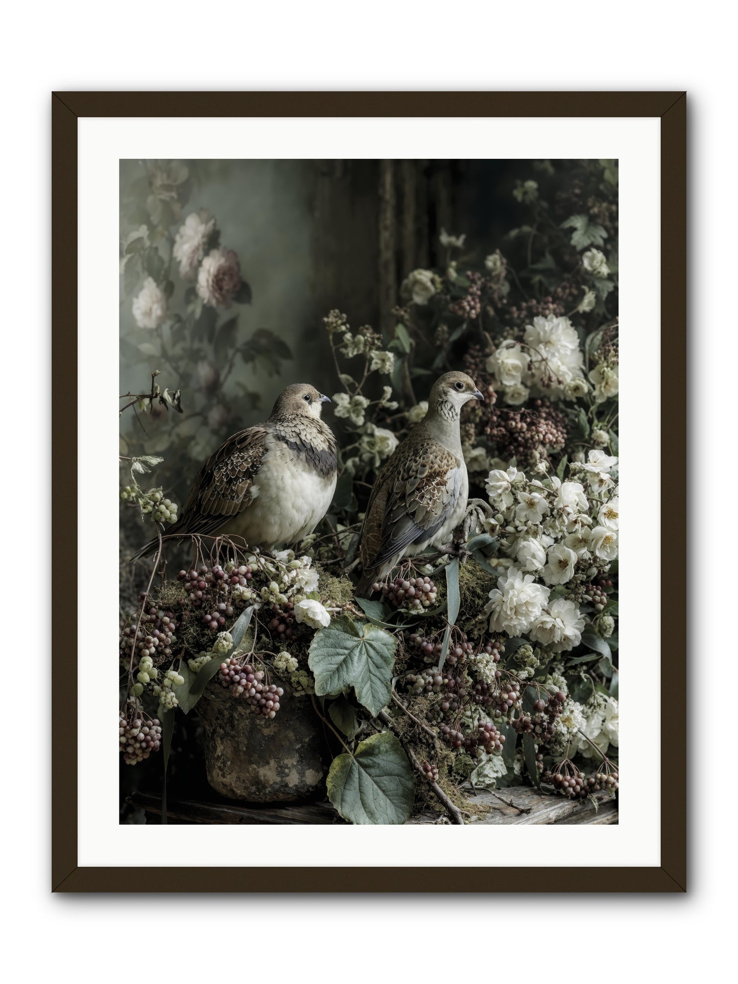 Edelweiss -- Framed Print - Black 24x32