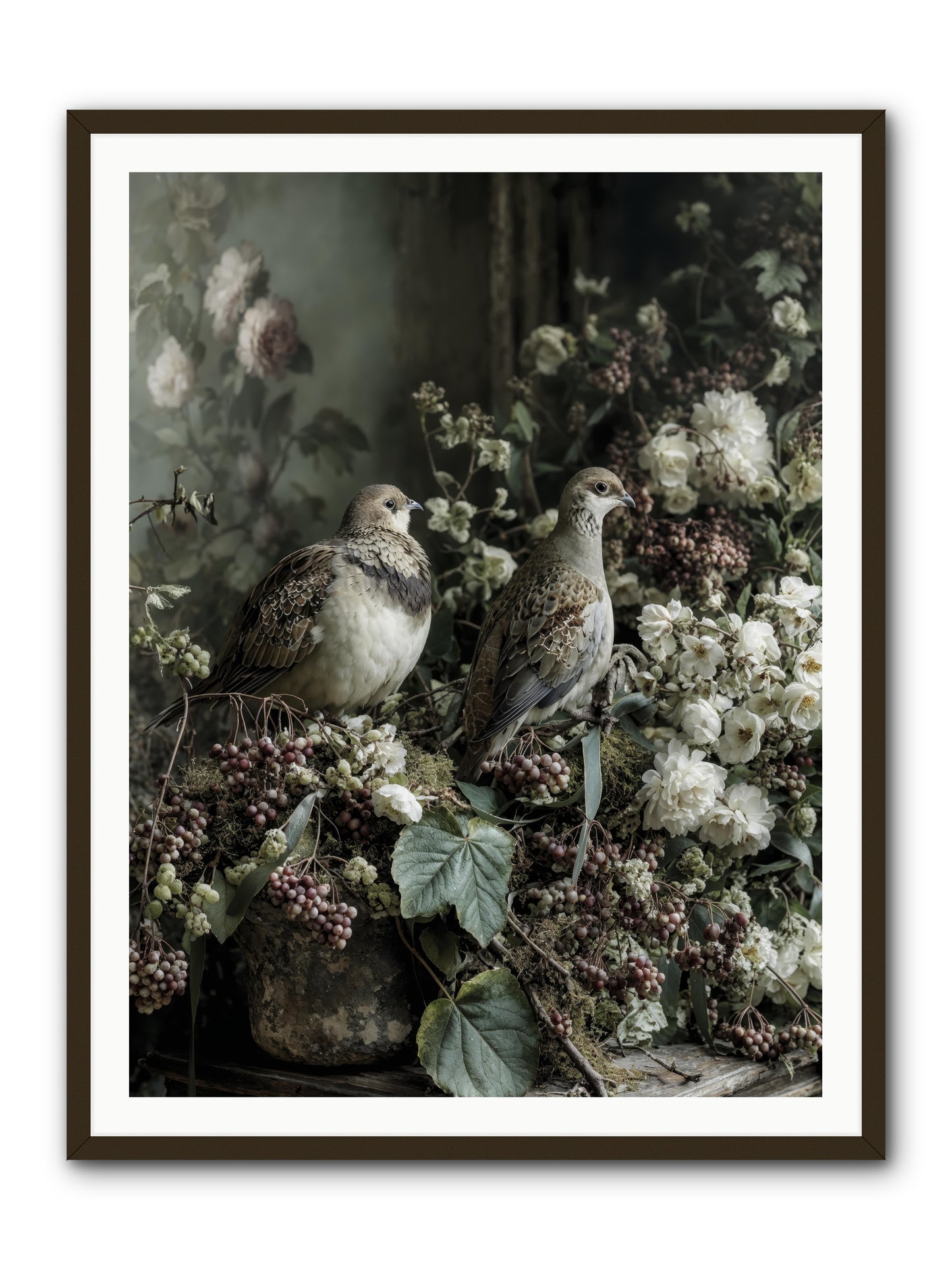 Edelweiss -- Framed Print - Black 36x48