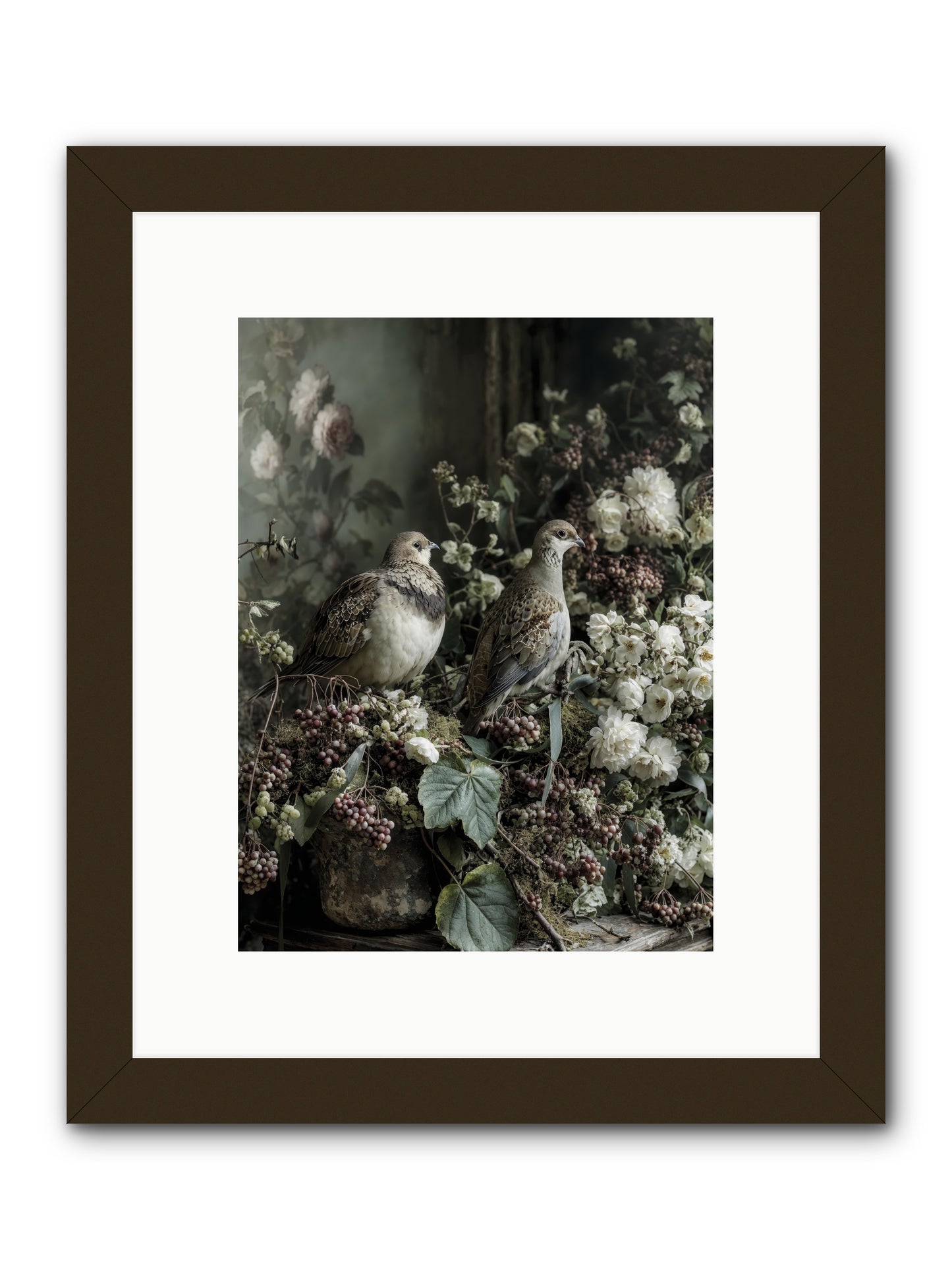 Edelweiss -- Framed Print - Black 9x12