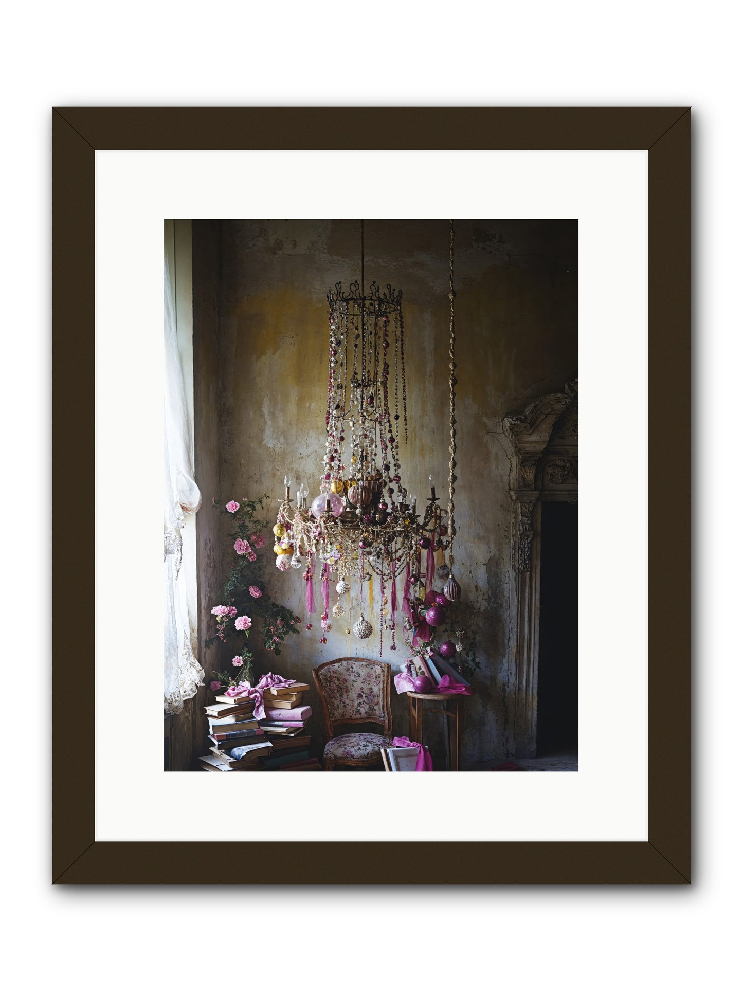 Eden's Luminous Hour -- Framed Print - Black 12x16