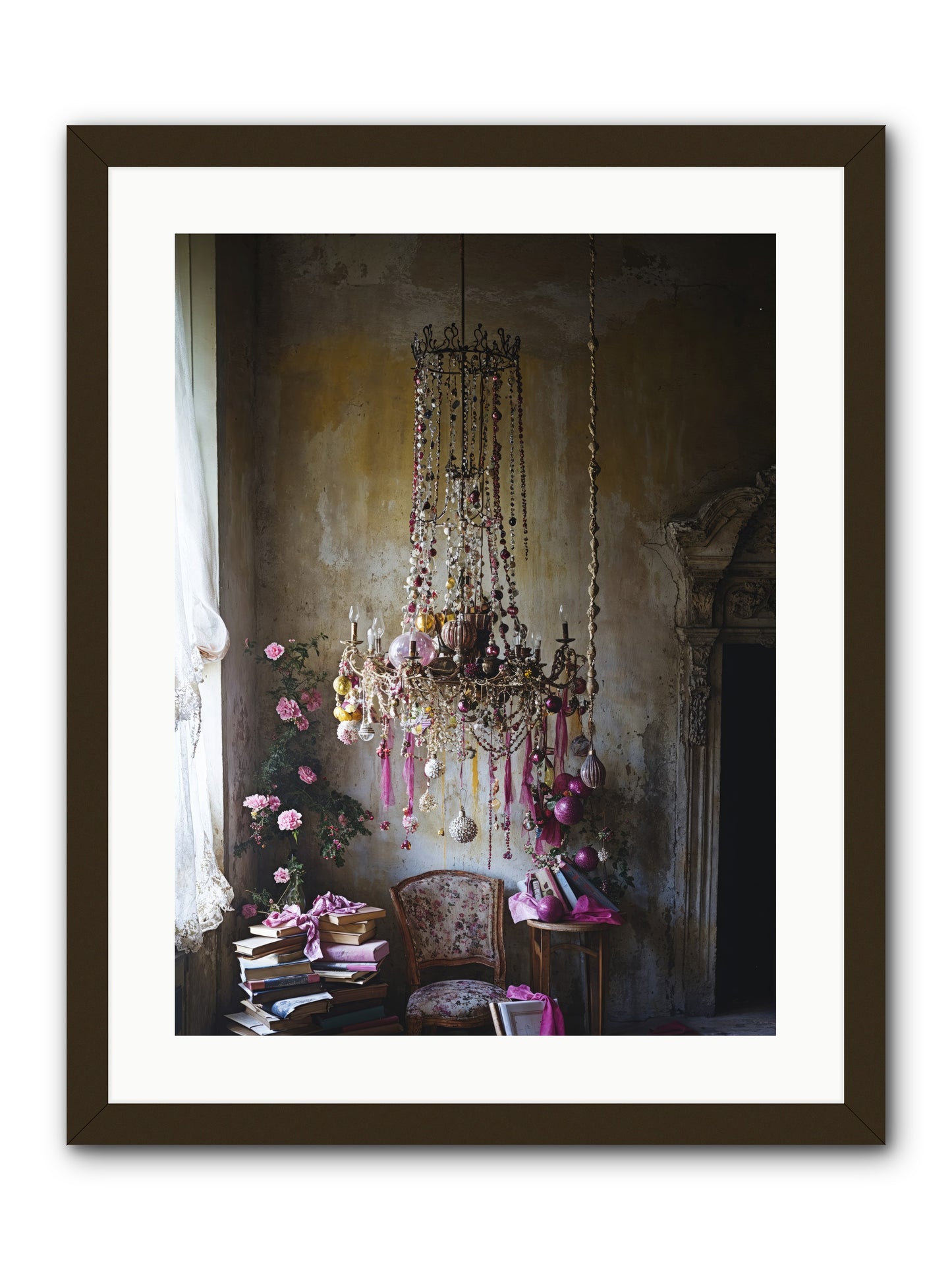 Eden's Luminous Hour -- Framed Print - Black 18x24
