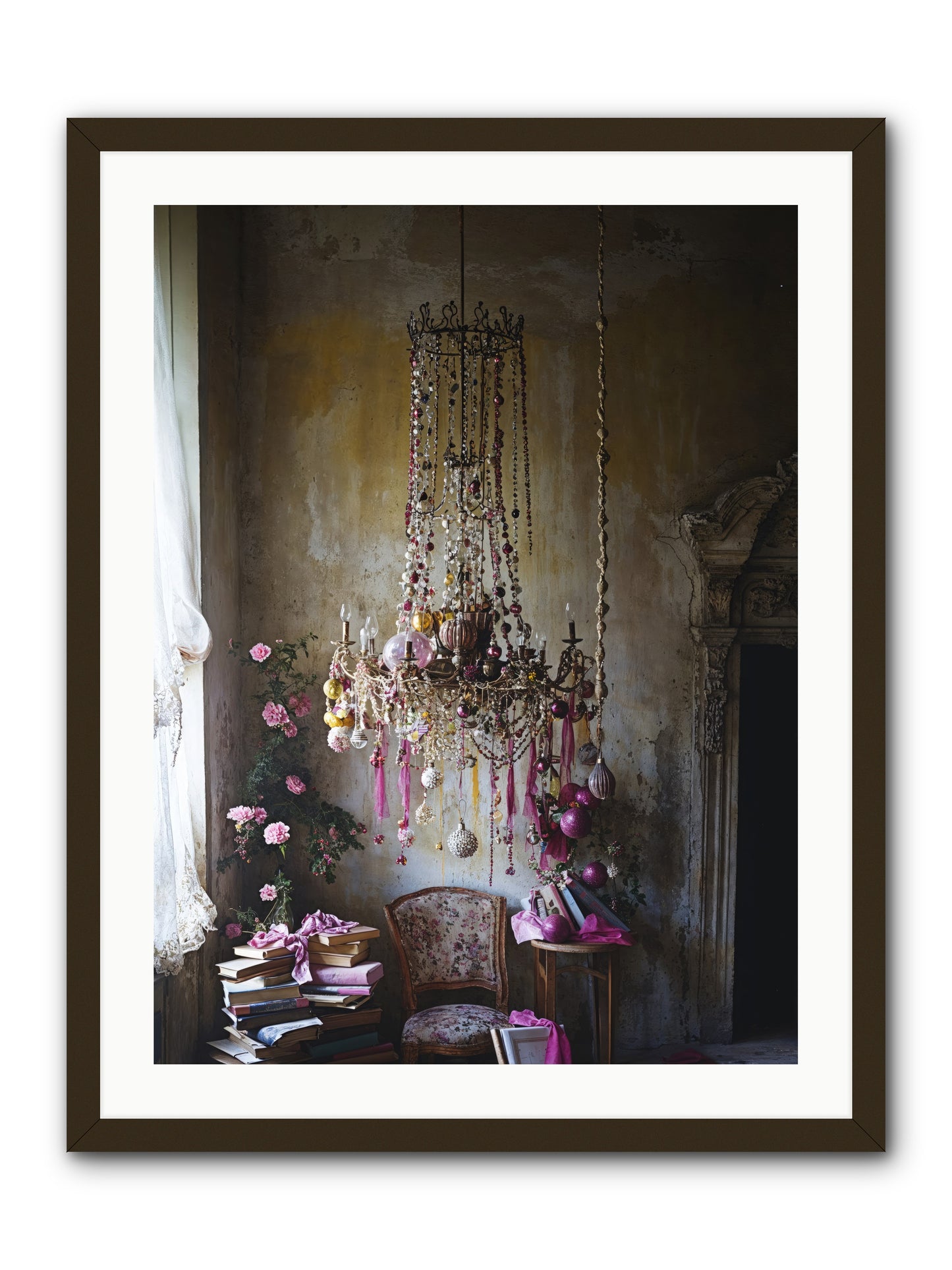 Eden's Luminous Hour -- Framed Print - Black 24x32
