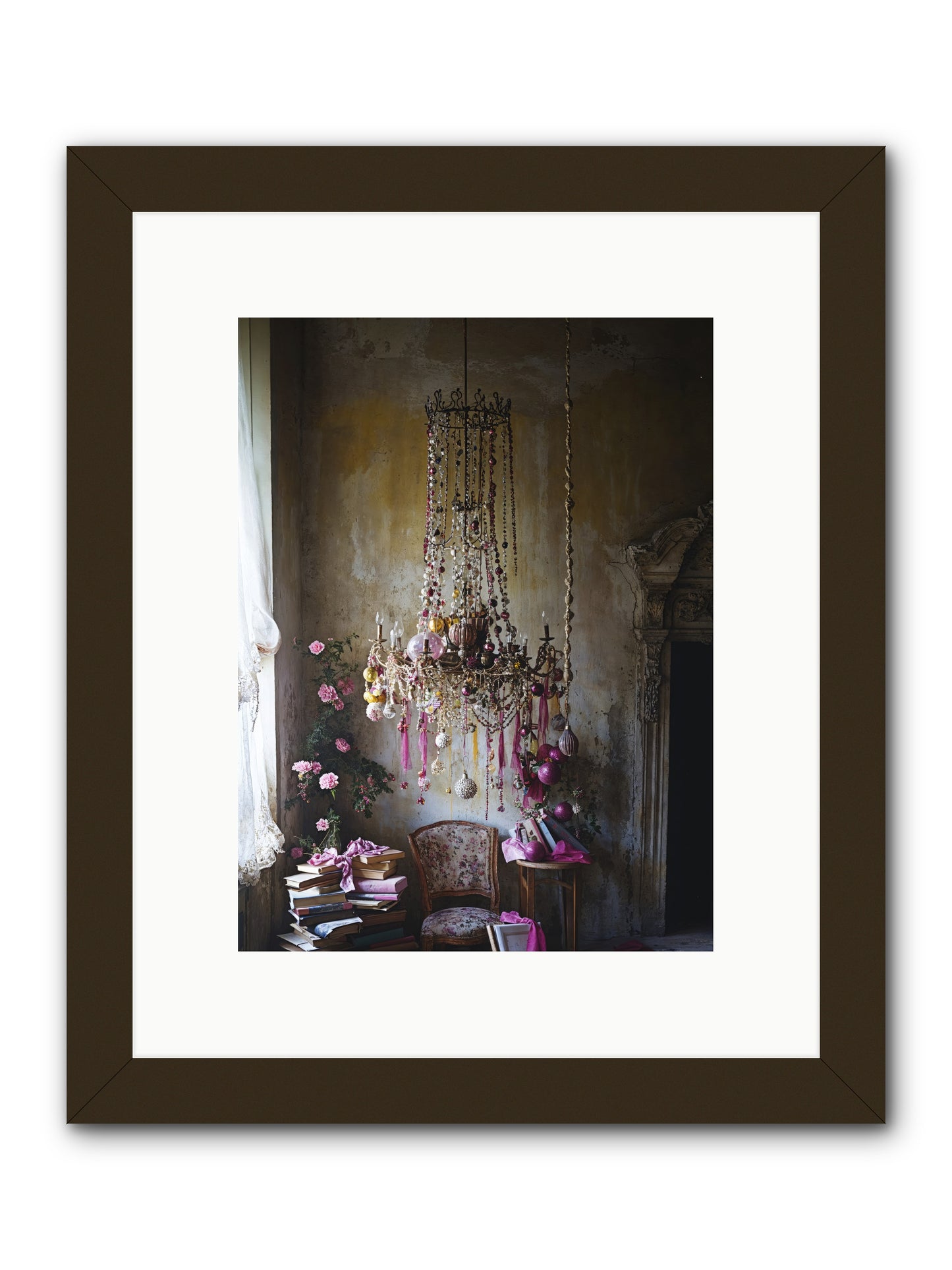 Eden's Luminous Hour -- Framed Print - Black 9x12
