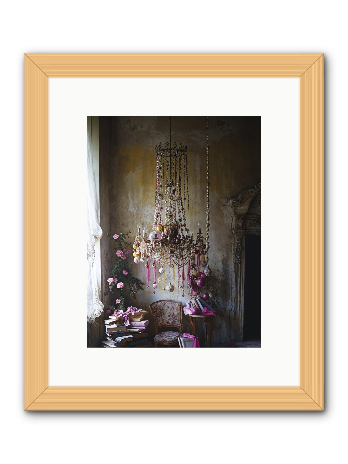 Eden's Luminous Hour -- Framed Print - Natural 9x12