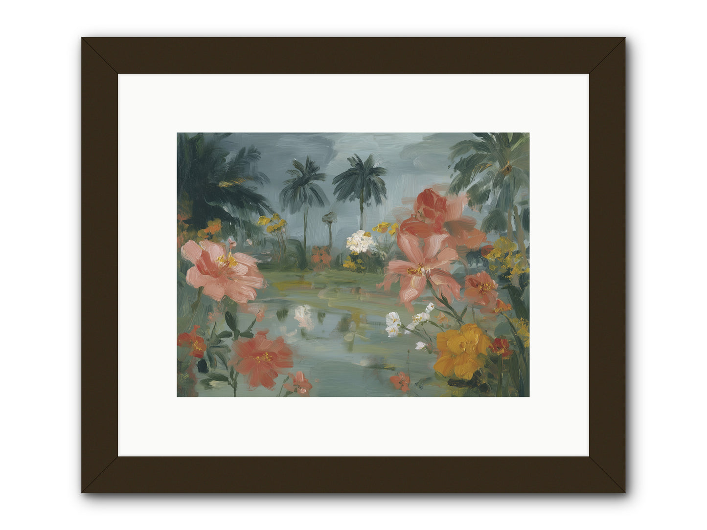 Eden's Pool -- Framed Print - Black 12x9