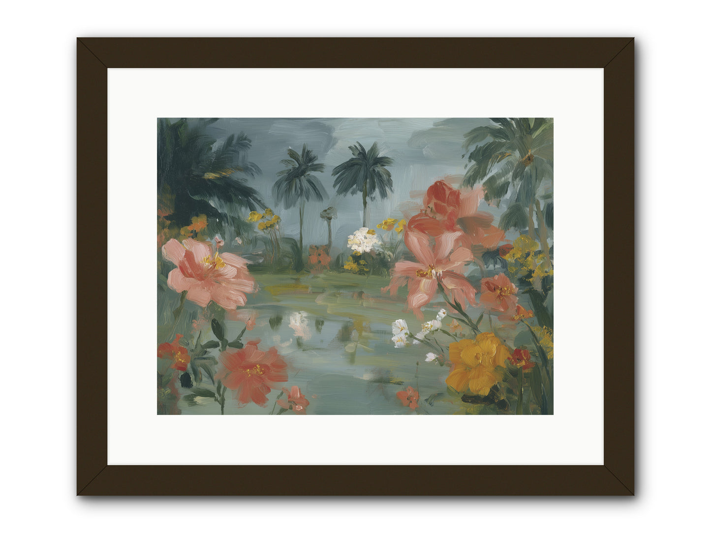 Eden's Pool -- Framed Print - Black 16x12