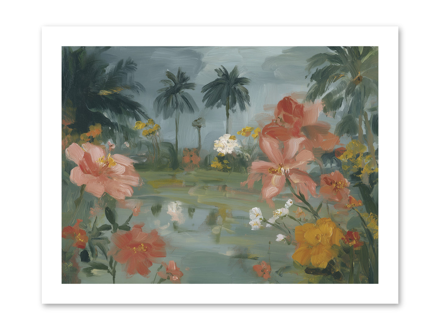 Eden's Pool -- Loose Canvas Print 16x12