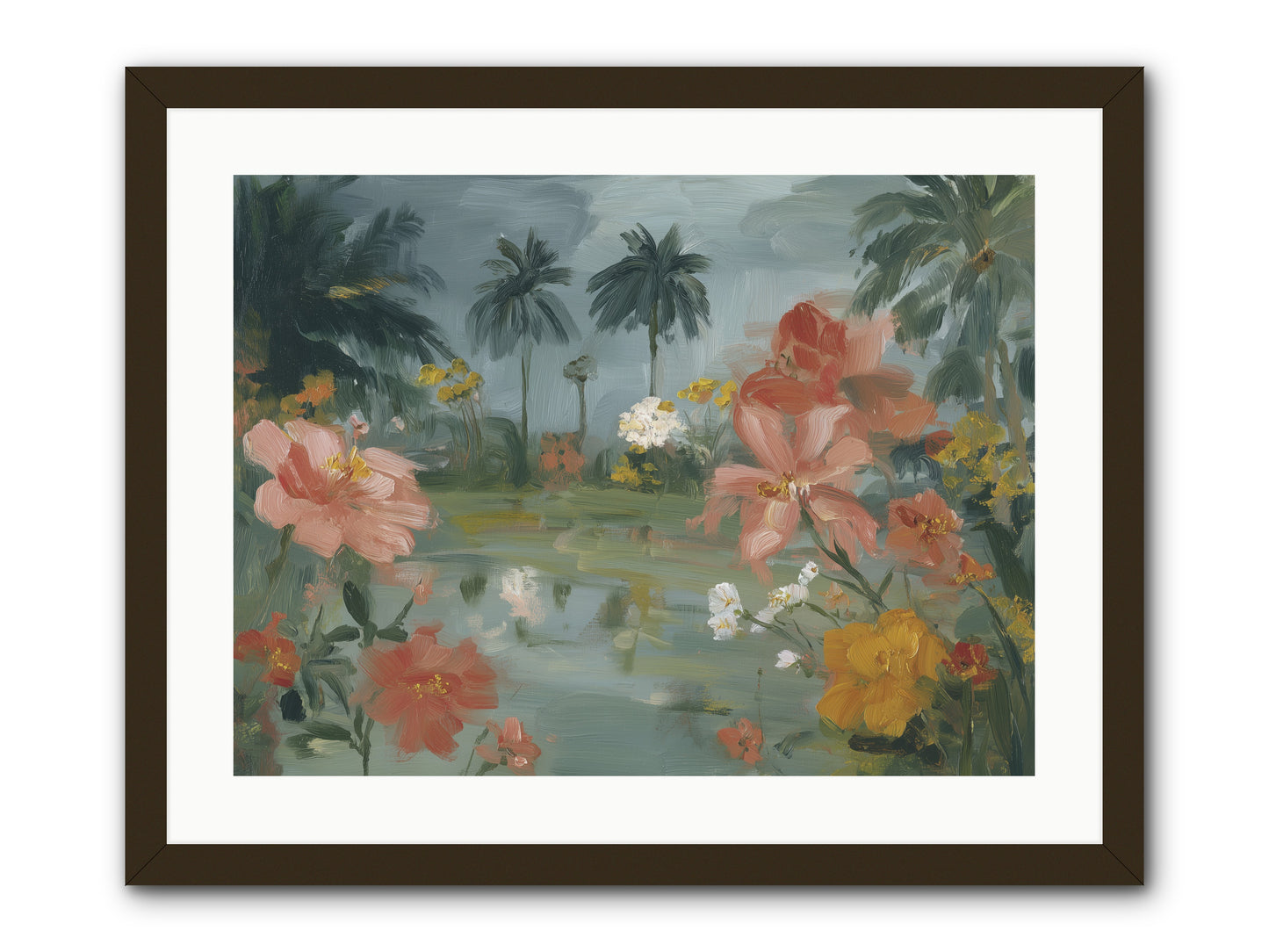 Eden's Pool -- Framed Print - Black 24x18