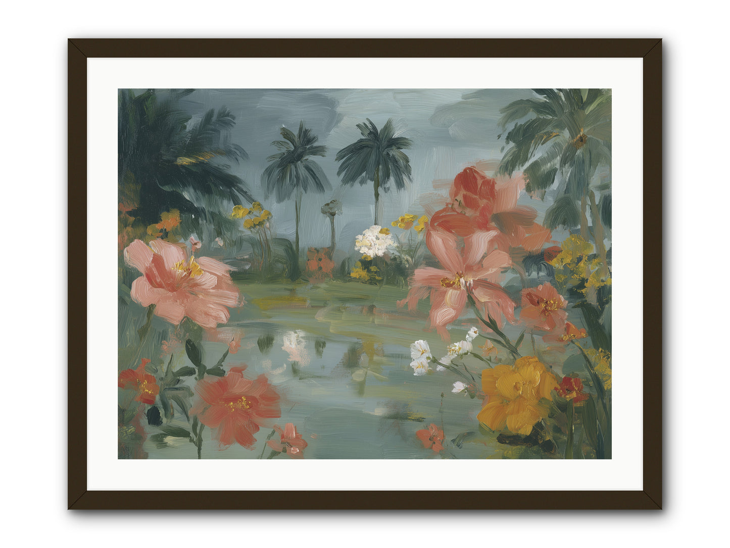 Eden's Pool -- Framed Print - Black 32x24