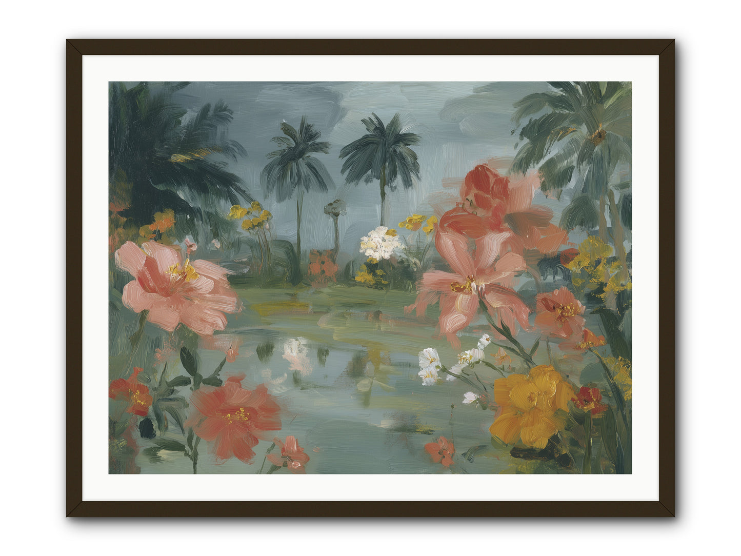 Eden's Pool -- Framed Print - Black 40x30