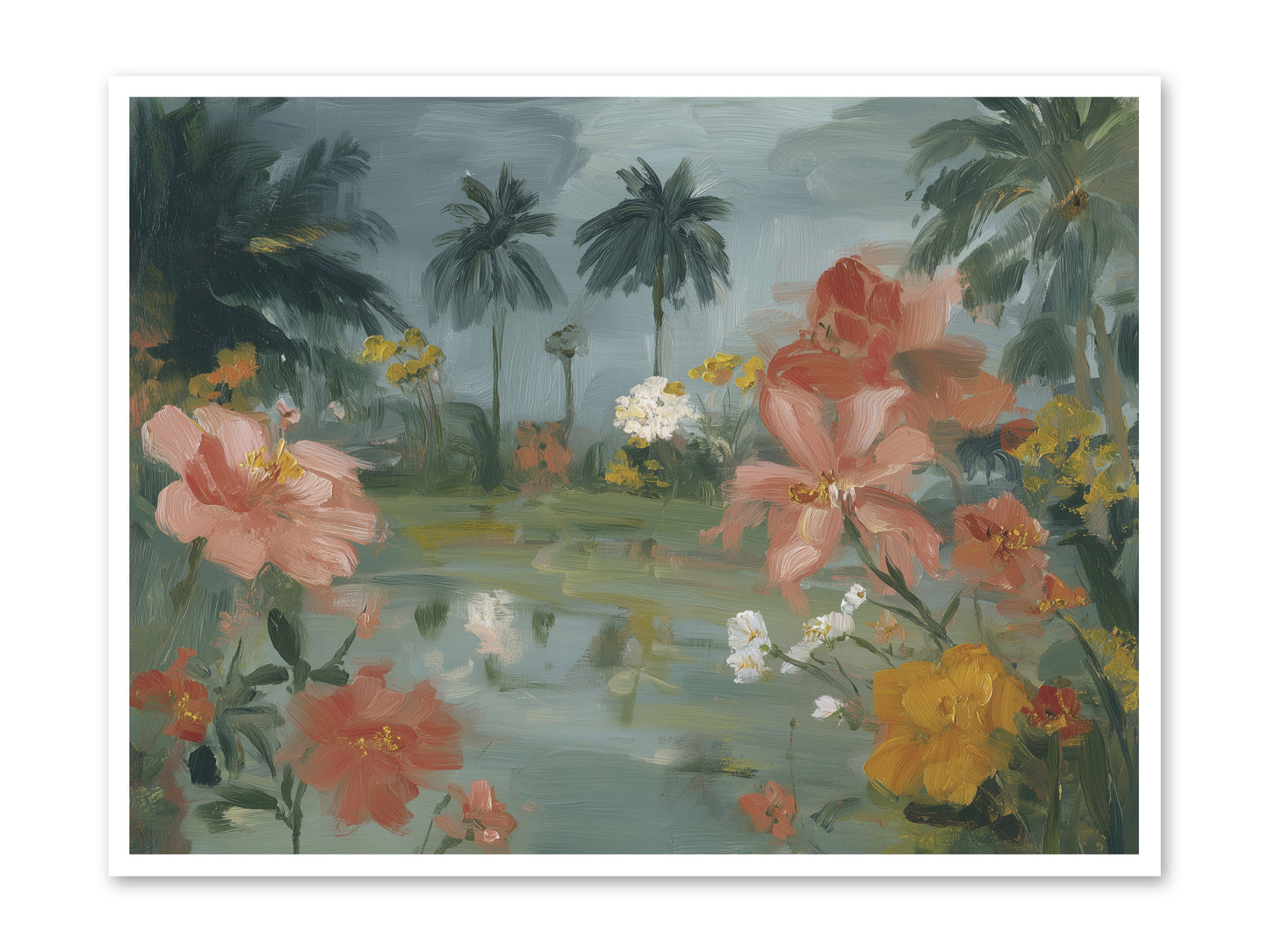 Eden's Pool -- Loose Canvas Print 48x36