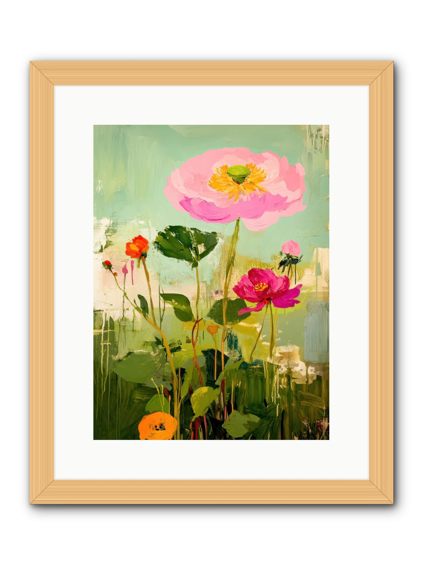 Eden's Renewal -- Framed Print - Natural 12x16