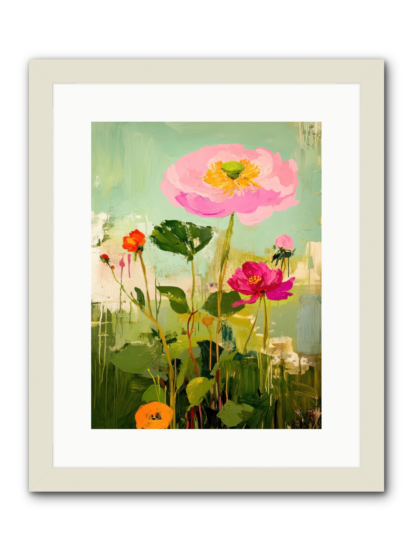 Eden's Renewal -- Framed Print - White 12x16