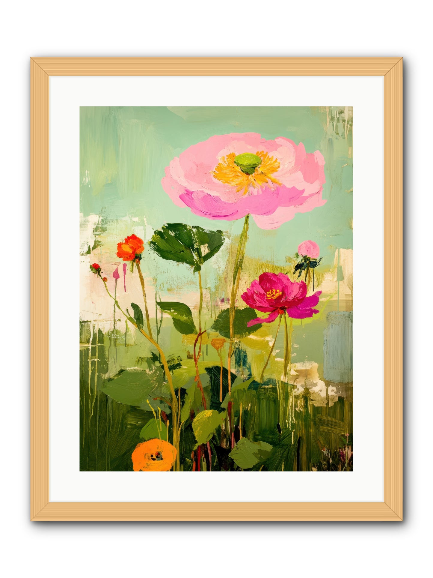 Eden's Renewal -- Framed Print - Natural 18x24