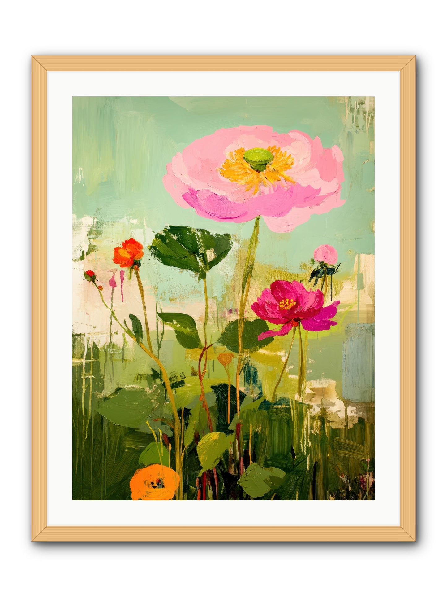 Eden's Renewal -- Framed Print - Natural 24x32