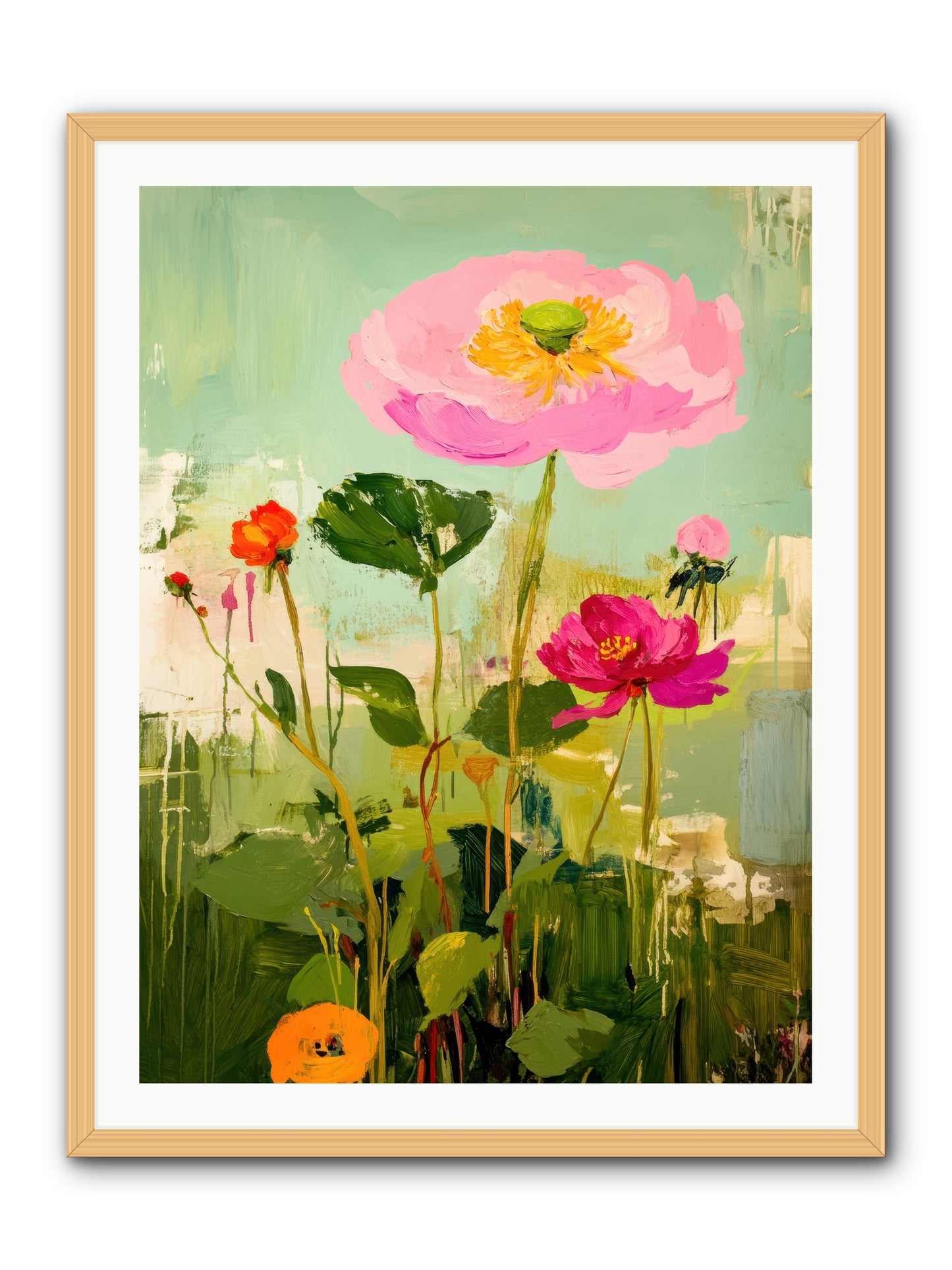 Eden's Renewal -- Framed Print - Natural 30x40