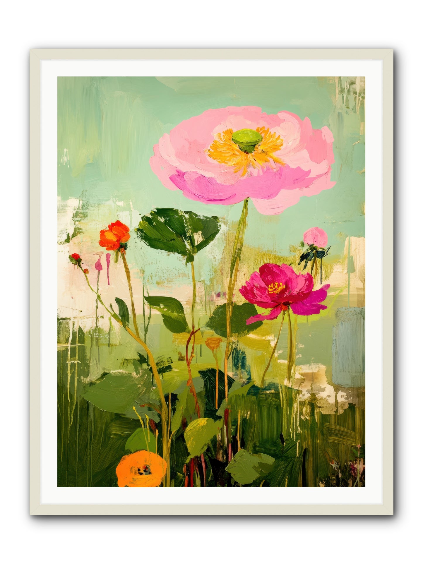 Eden's Renewal -- Framed Print - White 36x48