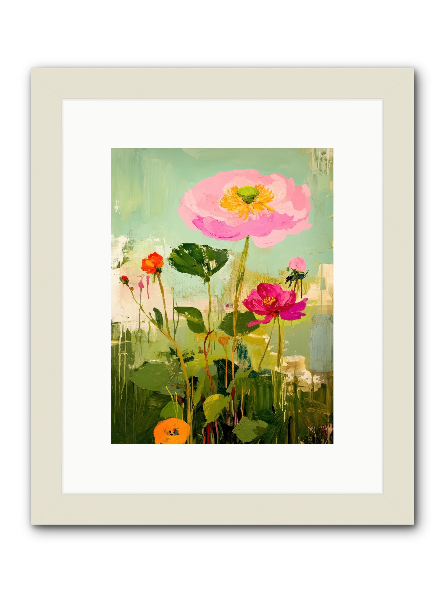 Eden's Renewal -- Framed Print - White 9x12