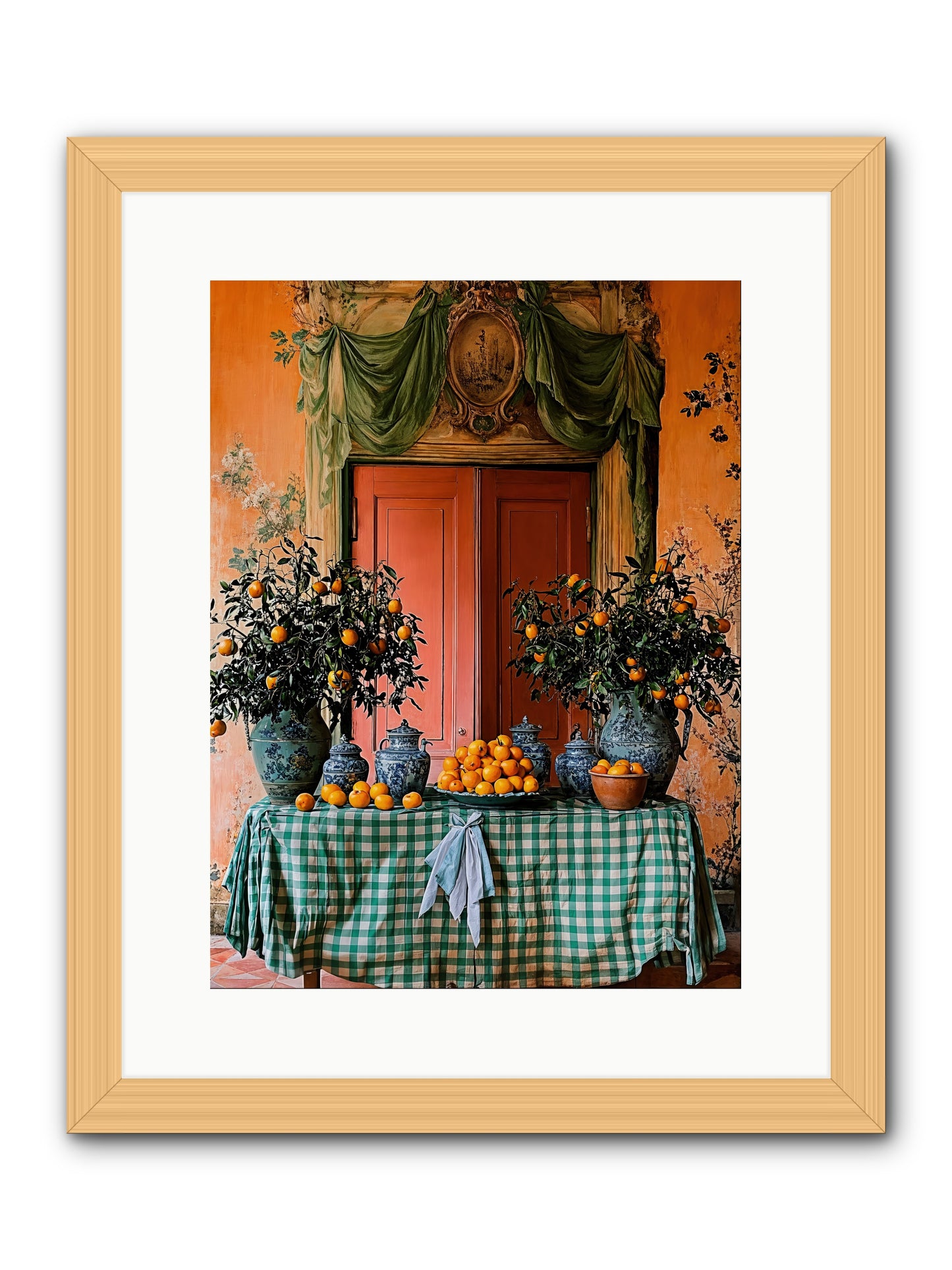 Eden's Sweet Chaos -- Framed Print - Natural 12x16