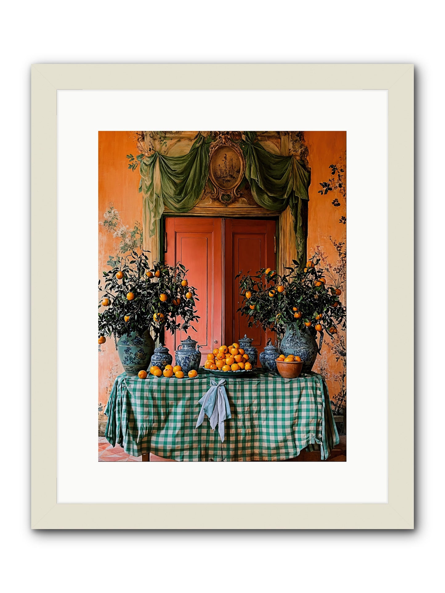 Eden's Sweet Chaos -- Framed Print - White 12x16